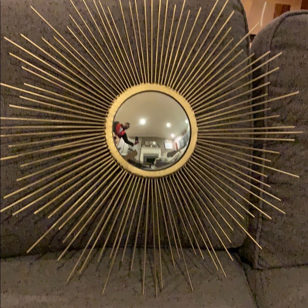 Convex Mirror - Sunburst design (used)